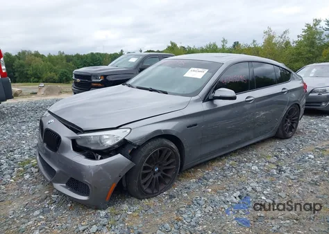 2015 BMW 550I Gran Turismo xDrive z USA, uszkodzony, nr VIN WBA5M0C59FD085100